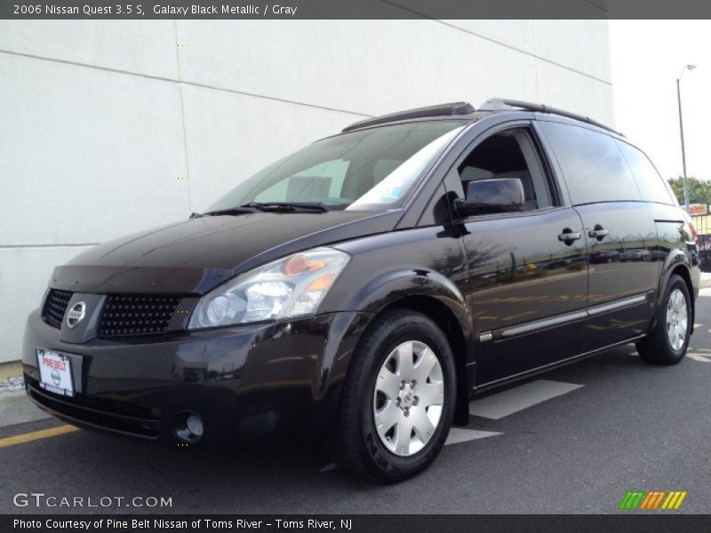 Galaxy Black Metallic / Gray 2006 Nissan Quest 3.5 S
