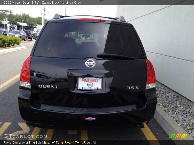 Galaxy Black Metallic / Gray 2006 Nissan Quest 3.5 S