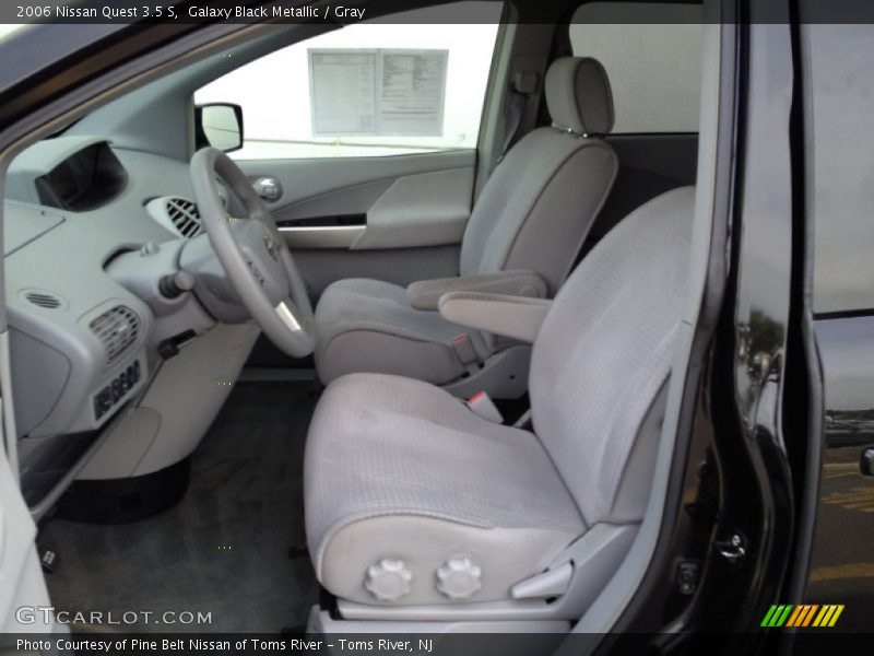 Galaxy Black Metallic / Gray 2006 Nissan Quest 3.5 S