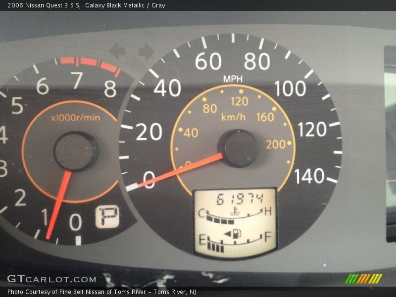 Galaxy Black Metallic / Gray 2006 Nissan Quest 3.5 S