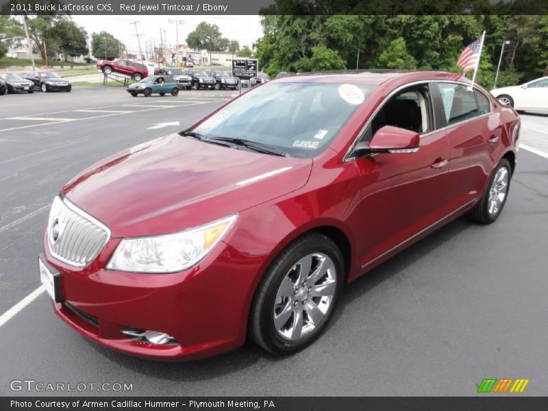 Red Jewel Tintcoat / Ebony 2011 Buick LaCrosse CXS