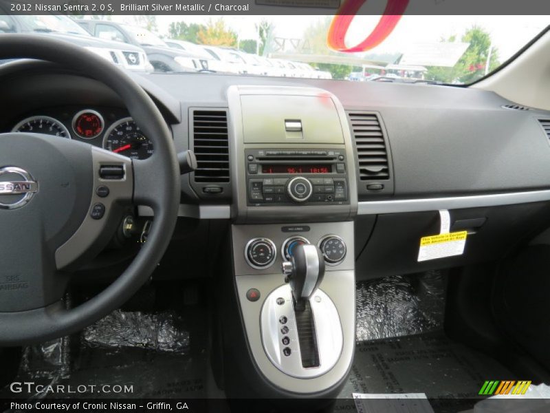 Brilliant Silver Metallic / Charcoal 2012 Nissan Sentra 2.0 S