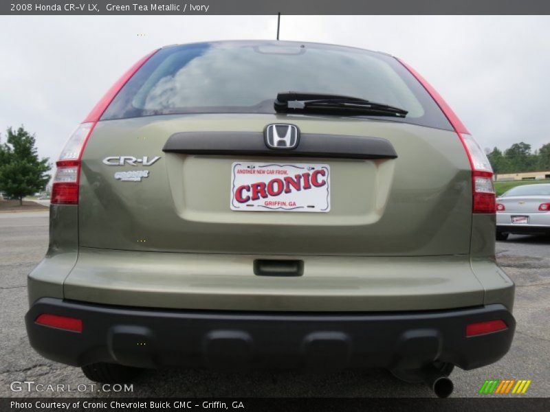 Green Tea Metallic / Ivory 2008 Honda CR-V LX