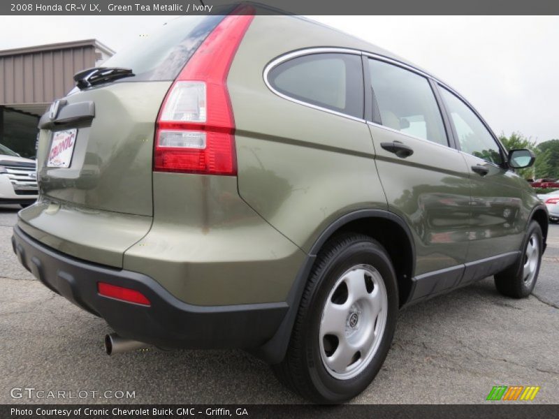 Green Tea Metallic / Ivory 2008 Honda CR-V LX