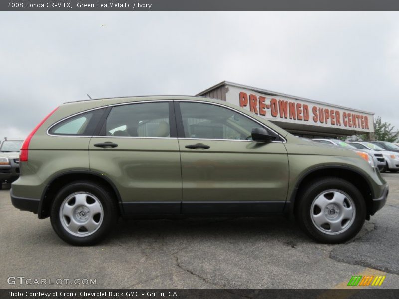 Green Tea Metallic / Ivory 2008 Honda CR-V LX