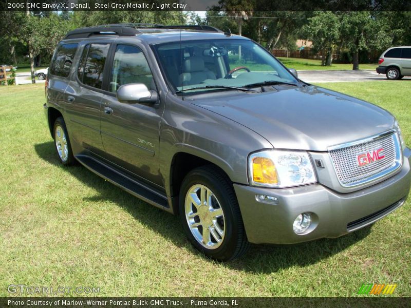 Steel Grey Metallic / Light Gray 2006 GMC Envoy XL Denali