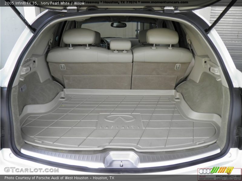 Ivory Pearl White / Willow 2005 Infiniti FX 35