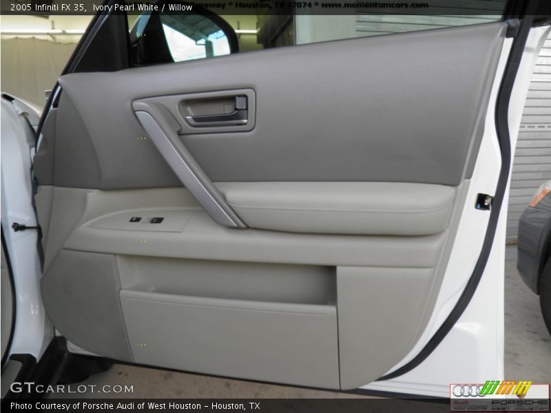 Ivory Pearl White / Willow 2005 Infiniti FX 35