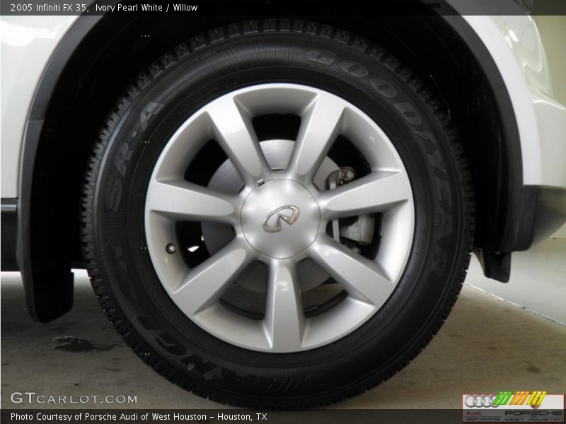 Ivory Pearl White / Willow 2005 Infiniti FX 35