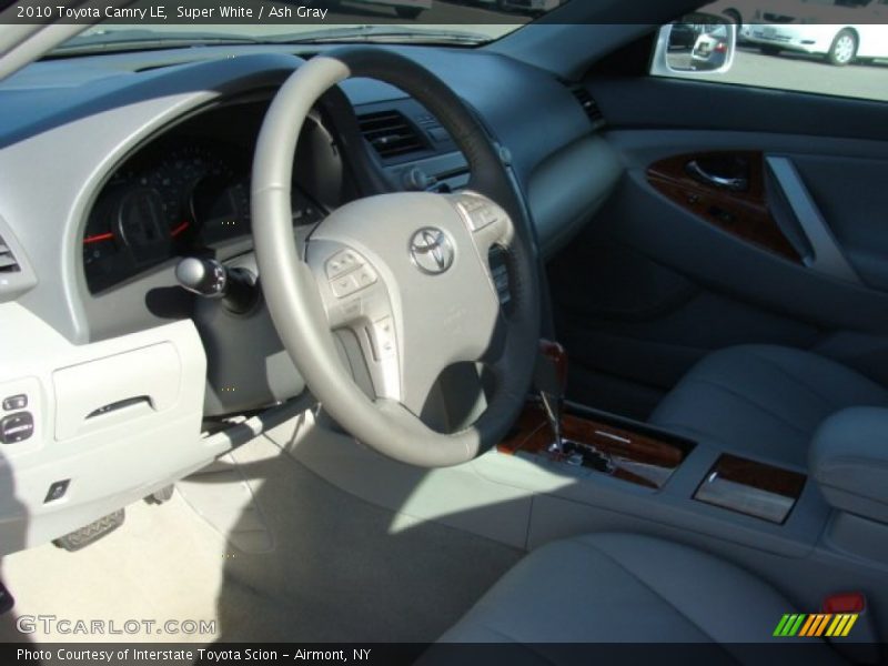 Super White / Ash Gray 2010 Toyota Camry LE