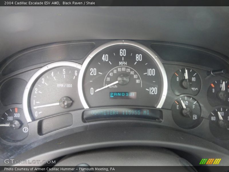 Black Raven / Shale 2004 Cadillac Escalade ESV AWD