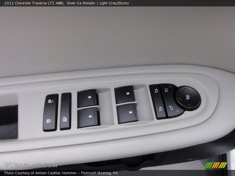 Silver Ice Metallic / Light Gray/Ebony 2011 Chevrolet Traverse LTZ AWD