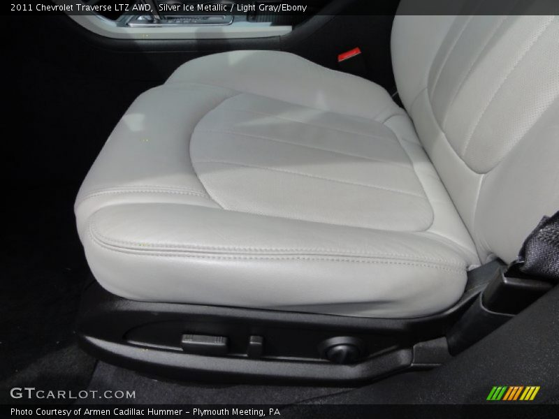 Silver Ice Metallic / Light Gray/Ebony 2011 Chevrolet Traverse LTZ AWD