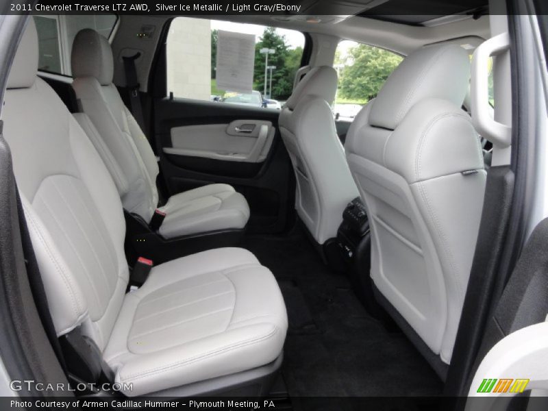 Silver Ice Metallic / Light Gray/Ebony 2011 Chevrolet Traverse LTZ AWD