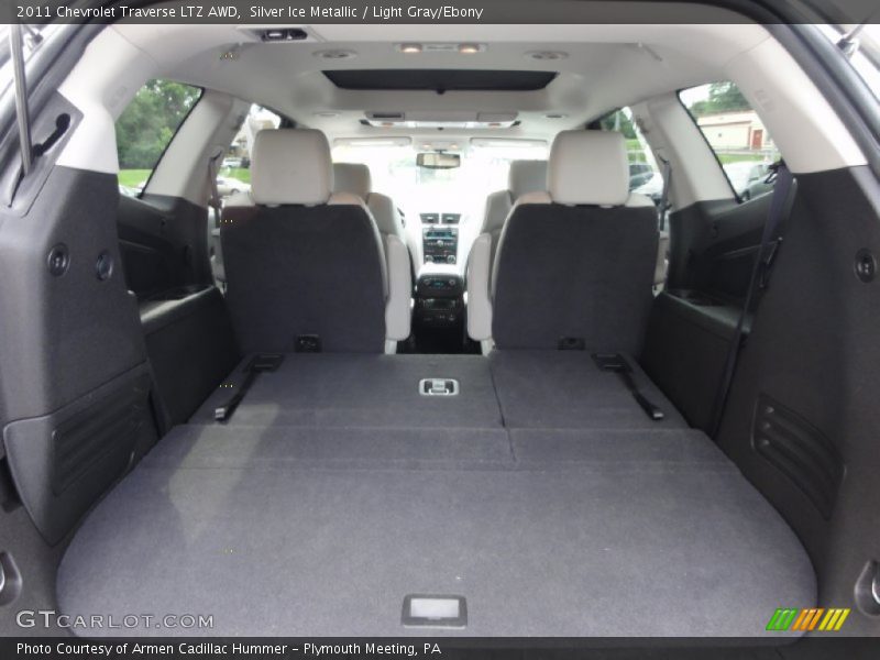 Silver Ice Metallic / Light Gray/Ebony 2011 Chevrolet Traverse LTZ AWD