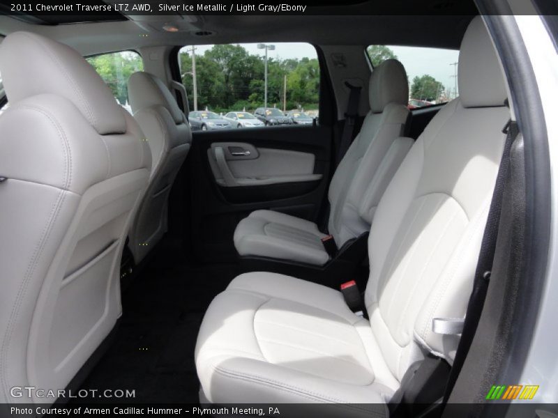 Silver Ice Metallic / Light Gray/Ebony 2011 Chevrolet Traverse LTZ AWD