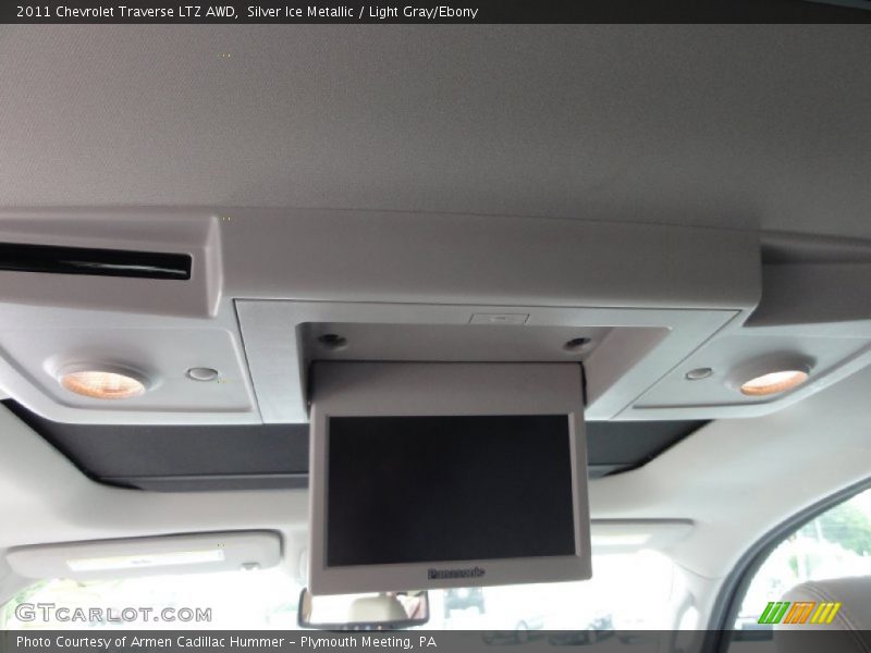 Silver Ice Metallic / Light Gray/Ebony 2011 Chevrolet Traverse LTZ AWD