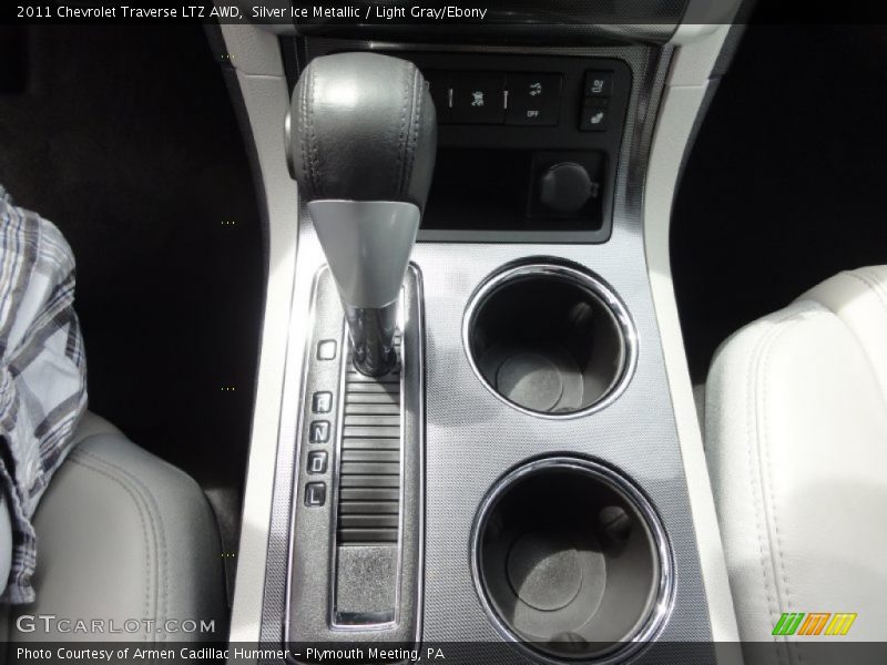 Silver Ice Metallic / Light Gray/Ebony 2011 Chevrolet Traverse LTZ AWD