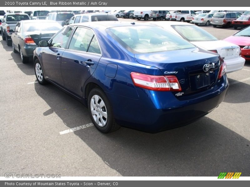 Blue Ribbon Metallic / Ash Gray 2010 Toyota Camry LE