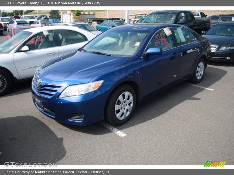 Blue Ribbon Metallic / Ash Gray 2010 Toyota Camry LE
