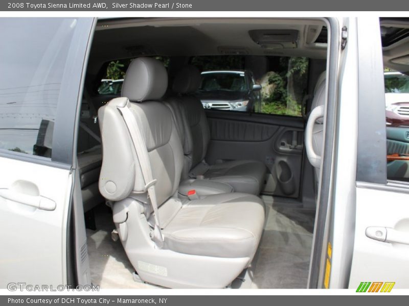 Silver Shadow Pearl / Stone 2008 Toyota Sienna Limited AWD