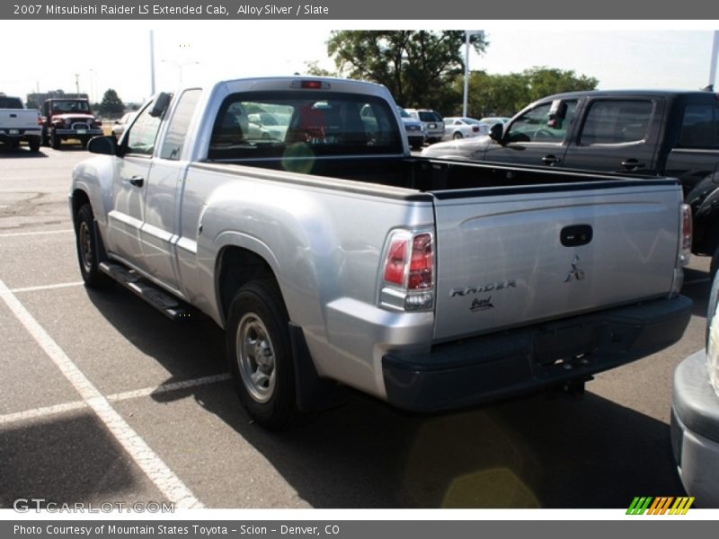Alloy Silver / Slate 2007 Mitsubishi Raider LS Extended Cab