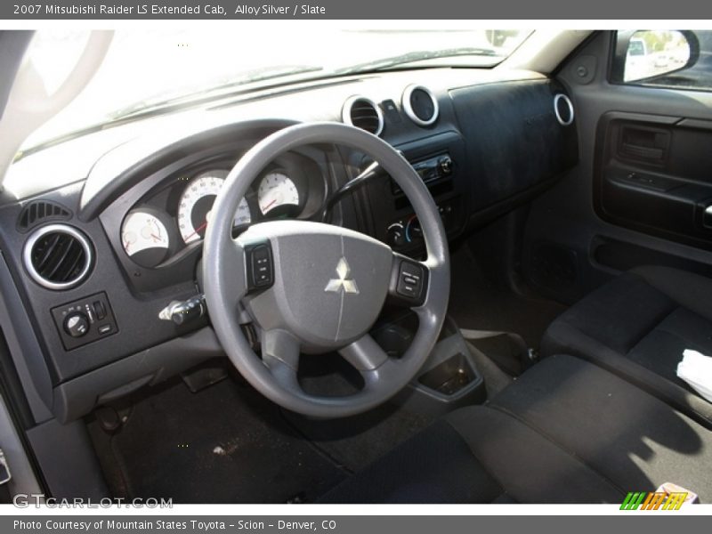 Alloy Silver / Slate 2007 Mitsubishi Raider LS Extended Cab
