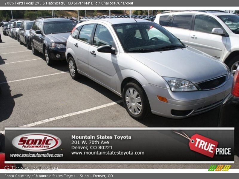 CD Silver Metallic / Charcoal/Charcoal 2006 Ford Focus ZX5 S Hatchback