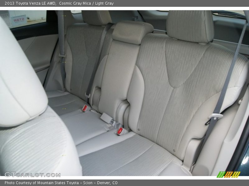 Cosmic Gray Mica / Light Gray 2013 Toyota Venza LE AWD