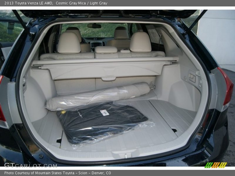 Cosmic Gray Mica / Light Gray 2013 Toyota Venza LE AWD