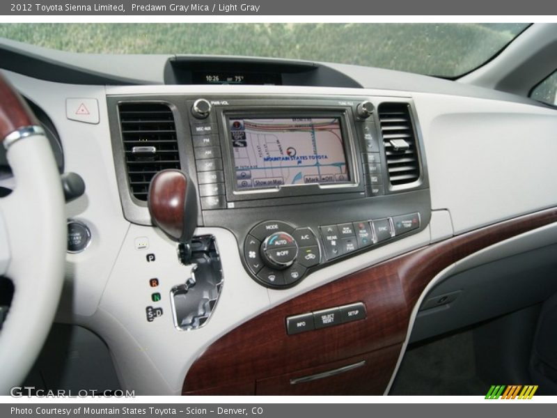 Predawn Gray Mica / Light Gray 2012 Toyota Sienna Limited