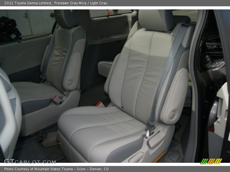 Predawn Gray Mica / Light Gray 2012 Toyota Sienna Limited