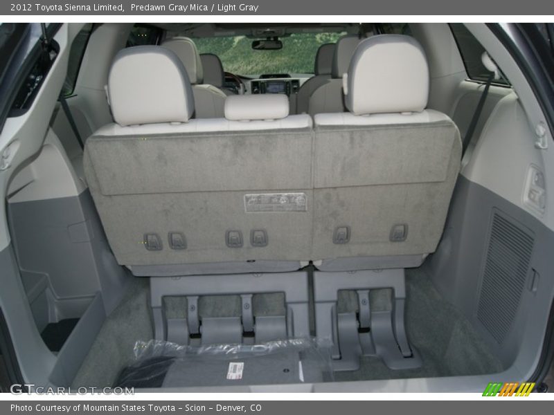 Predawn Gray Mica / Light Gray 2012 Toyota Sienna Limited