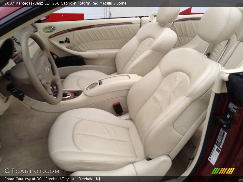 Front Seat of 2007 CLK 350 Cabriolet