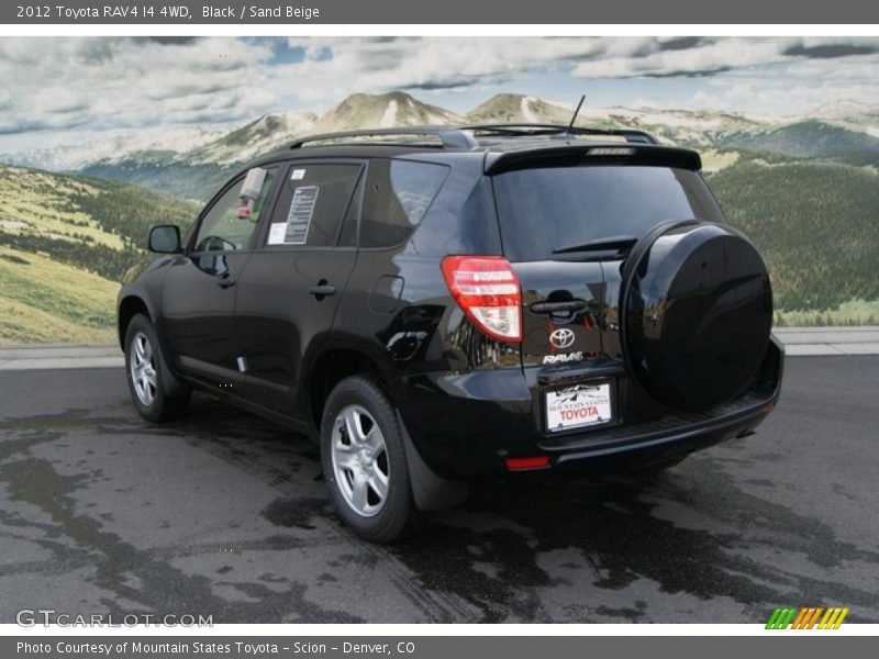 Black / Sand Beige 2012 Toyota RAV4 I4 4WD