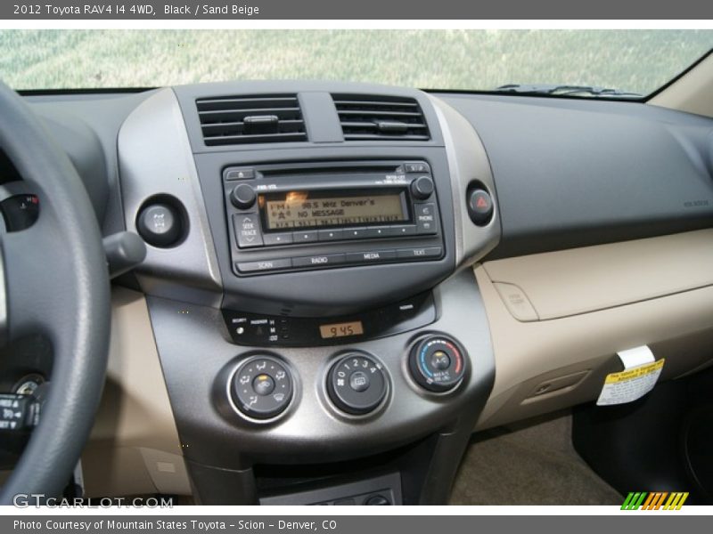 Black / Sand Beige 2012 Toyota RAV4 I4 4WD