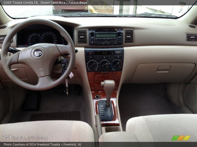 Desert Sand Mica / Pebble Beige 2005 Toyota Corolla CE