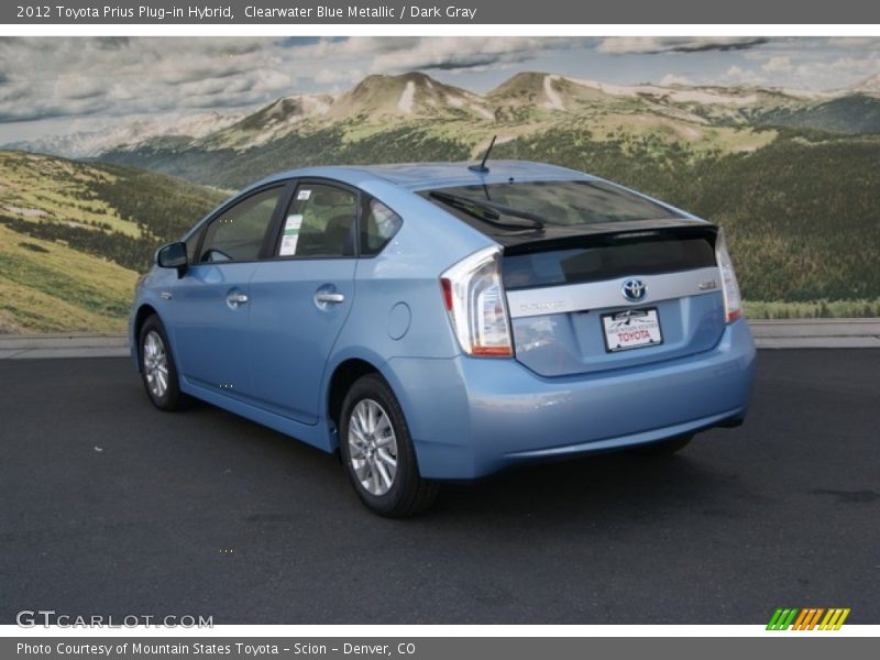 Clearwater Blue Metallic / Dark Gray 2012 Toyota Prius Plug-in Hybrid
