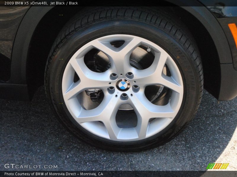 Jet Black / Black 2009 BMW X5 xDrive48i