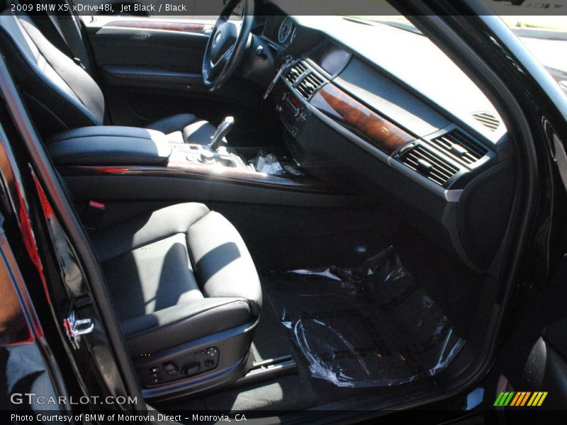 Jet Black / Black 2009 BMW X5 xDrive48i