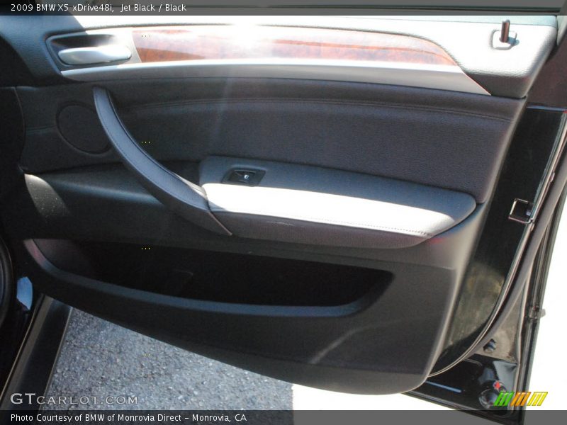Jet Black / Black 2009 BMW X5 xDrive48i