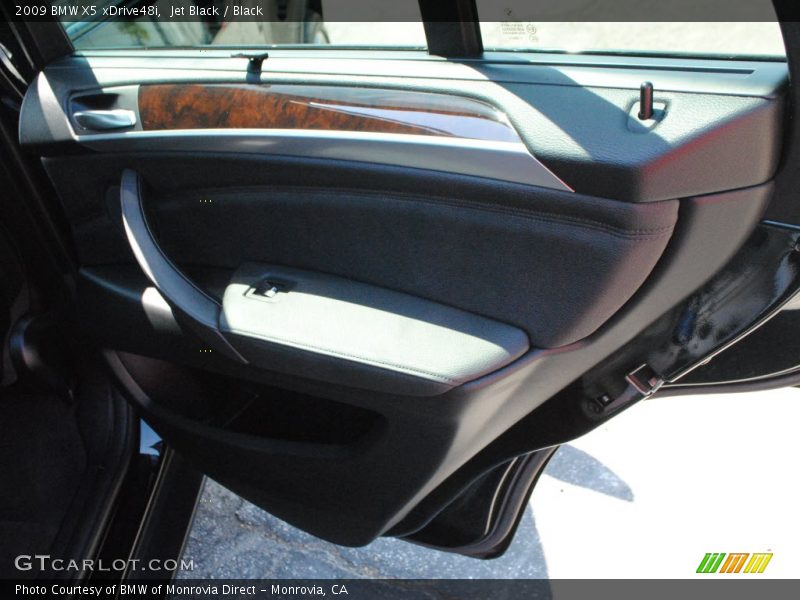 Jet Black / Black 2009 BMW X5 xDrive48i