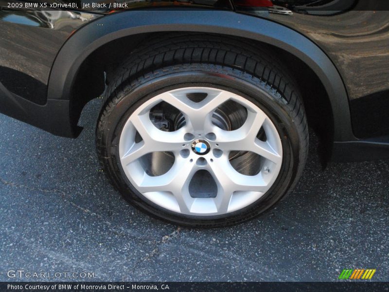 Jet Black / Black 2009 BMW X5 xDrive48i