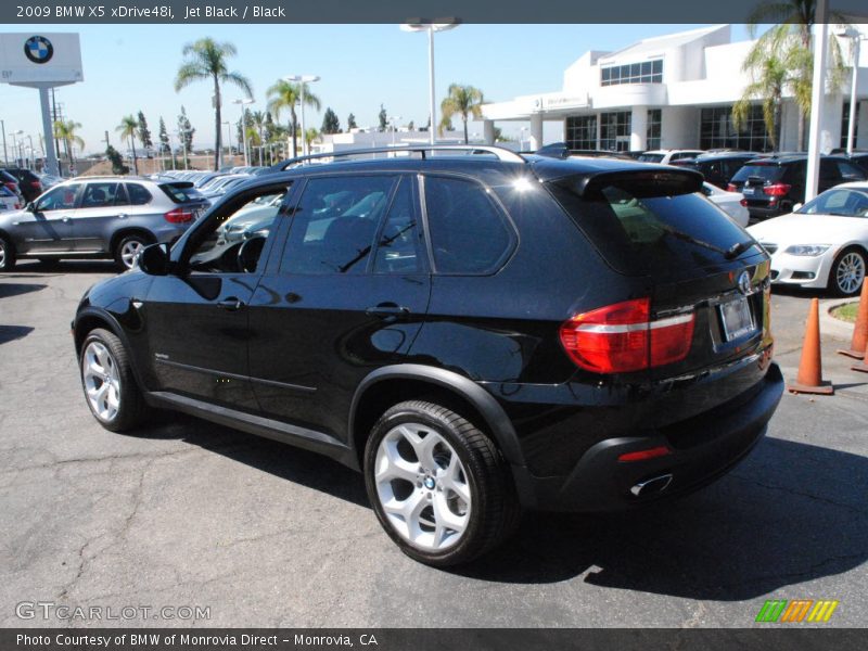 Jet Black / Black 2009 BMW X5 xDrive48i