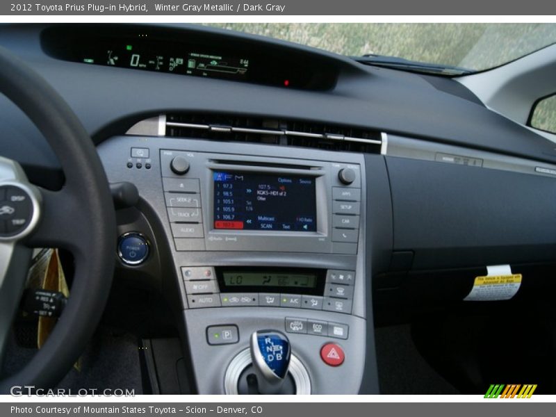 Controls of 2012 Prius Plug-in Hybrid