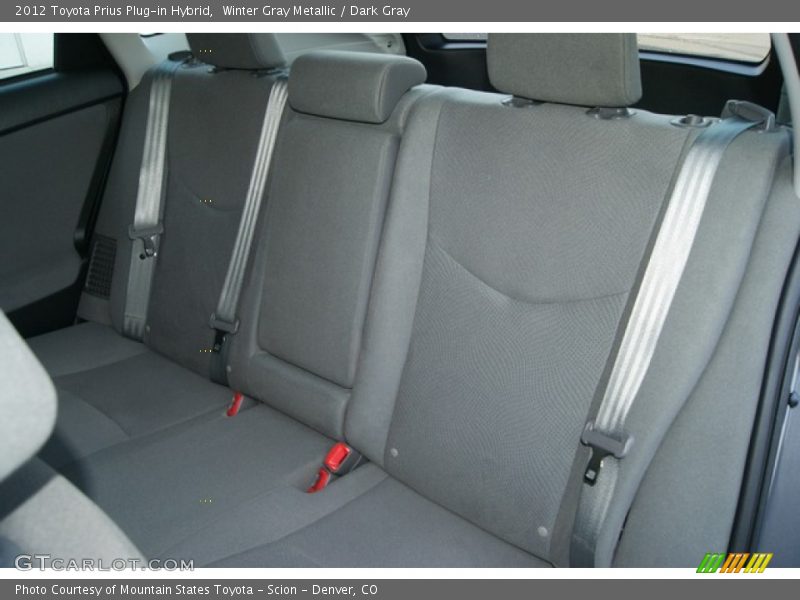  2012 Prius Plug-in Hybrid Dark Gray Interior