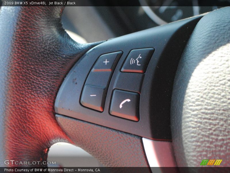 Jet Black / Black 2009 BMW X5 xDrive48i
