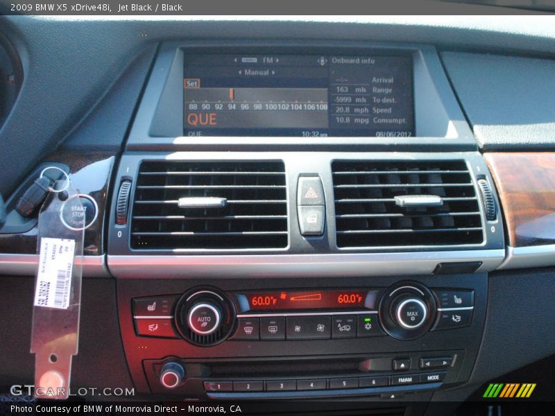 Jet Black / Black 2009 BMW X5 xDrive48i