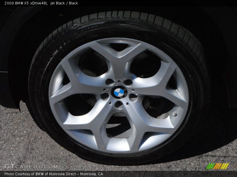 Jet Black / Black 2009 BMW X5 xDrive48i