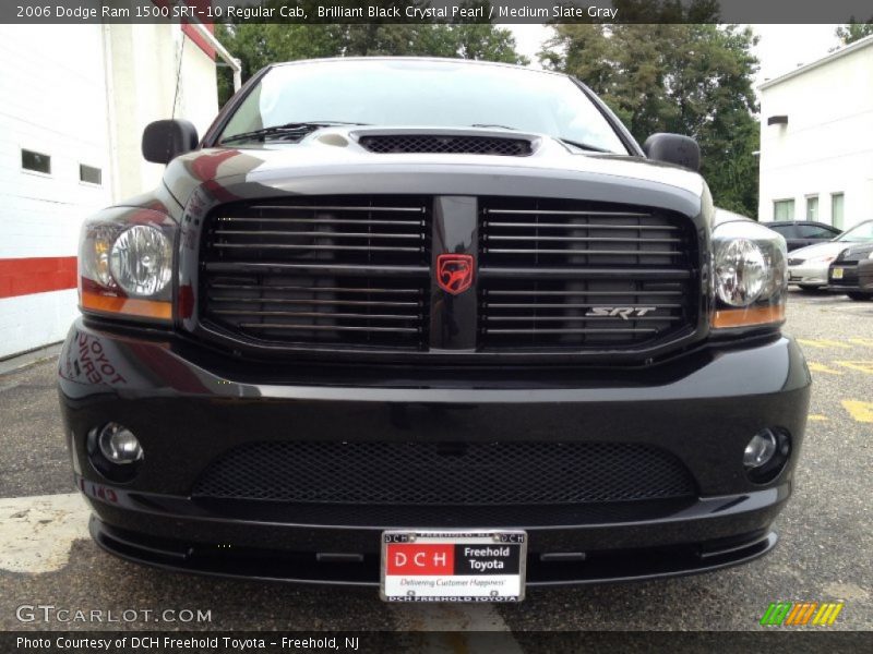 Brilliant Black Crystal Pearl / Medium Slate Gray 2006 Dodge Ram 1500 SRT-10 Regular Cab